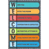 Welcome Classroom Poster Poster classroom must haves classroom rules poster school classroom decorat