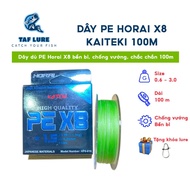 Durable Horai Kaiteki X8 PE Parachute Cord, anti-tangle 100m, Size 1.5