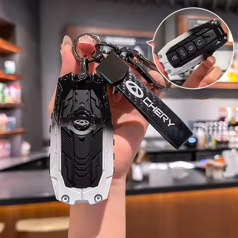 Alloy Car Remote Key Case Cover For Chery Omoda C5 5 fx 7 Tiggo 8 PLUS 8 Pro 7 Pro Arrizo 5 PLUS 202