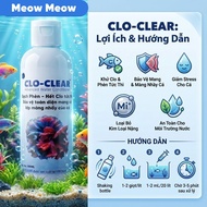 [Meow Store] CLO-CLEAR Water Treats Alum Instantly Removes Chlorine, Protects Fish Gill, Safe for Aq
