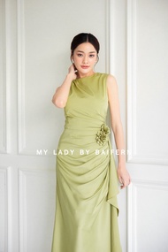 ชุดเดรสไปงานแต่ง ชุดออกงาน MY LADY BY BAIFERN - ML0447 สีฟ้า Size L