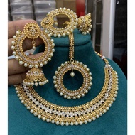 Indian  matt finish jewellery set