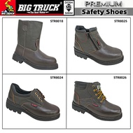 Big Truck Men's Leather Safety Shoes with SIRIM & DOSH Certified Kasut Keselamatan STR8024 / STR8025