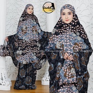 Mukena Rayon Jumbo mukena premium motif bunga mawar