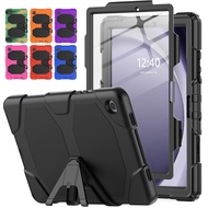 for Samsung Tab A9 Plus 2023 Kickstand Case with Built-in Screen Protector, 3 Layer Hybrid Hard PC Soft TPU Full Body Shockproof Case for Galaxy Tab A8 10.5,Tab A7 Lite,Tab S6 Lite