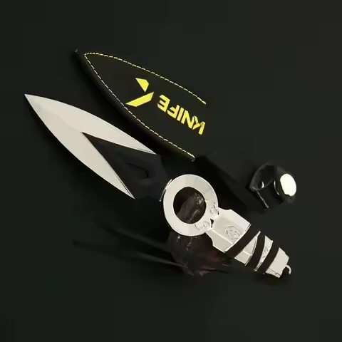 Valorant Weapon Jett Kunai Special Agent Game Peripheral 17cm Melee Weapon Model Metal Samurai Sword