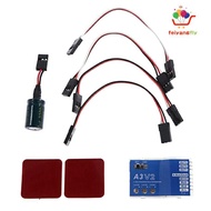 [OB] High Quality 3 Axis Gyro A3 V2 Aeroplane Flight Controller Stabilizer For RC Airplane Fixed-win