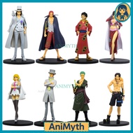 Action Figure One Piece Set 8 Luffy Zoro Ace Shanks Boa Hancock CP0