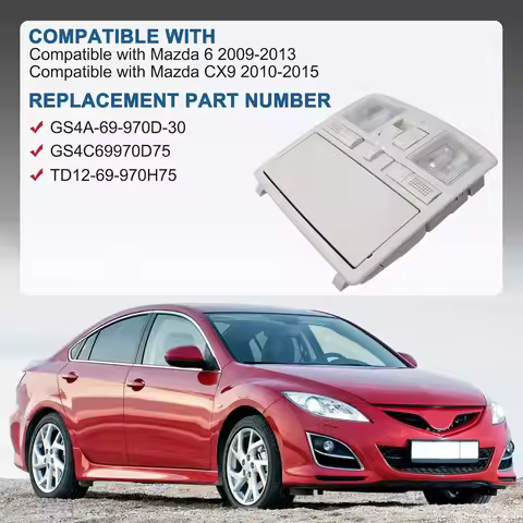 Overhead Console Map Lamp with Sunroof Switchn For Mazda 6 2009-2013 CX-9 2010-2015 GS4C-69-970D-30 