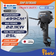 Mytools Suzuki 30HP 2 Stroke Petrol Engine Outboard