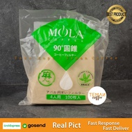 Mola Abaca V60 Coffee Paper Filter Size 02 Contents 100 Pcs