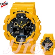 นาฬิกาข้อมือสายเรซิ่นGShock Rubber รุ่น Ga-100A-9Adr (Bumblebee Limited Edition) (Yellow)