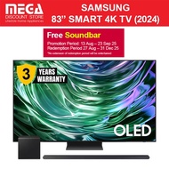 SAMSUNG QA83S90DAEXXS 83" OLED 4K S90D SMART TV / Free Full Motion Mount + S800D Redeem From Samsung