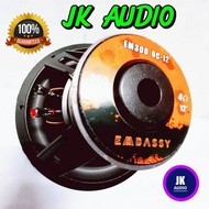READY, SUBWOOFER EMBASSY 12 INCH DOUBLE COIL TRIPLE MAGNET EMBASSY