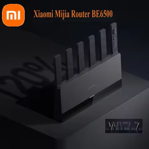 Xiaomi Mijia Router BE6500 WiFi 7 6500M Full 2.5G Network Port 4-core Qualcomm Processor loT Smart L