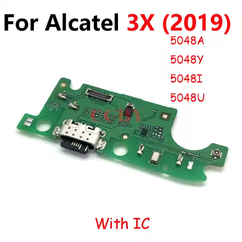 For Alcatel 3X 2019 5048 5048U 5048Y USB Charging Board Dock Port Connector Flex Cable