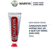 [Mini] Kem Đánh Răng Marvis Màu Đỏ Hương Quế Cay Nồng 25ml