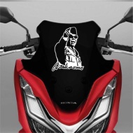 Soekarno Visor Sticker Pcx Adv Nmax Car Sticker