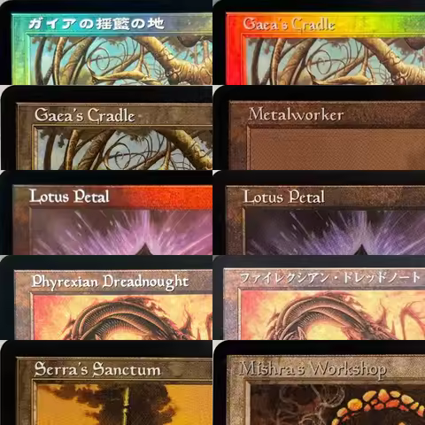 LK2 Gaea's Cradle Intuition Phyrexian Dreadnought Custom High-Quality TCG Proxy/Collectible Game Car