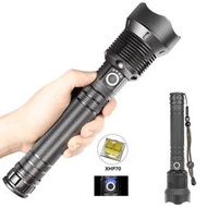 全城熱賣 - CREE-P70 LED 2000流明 強光遠射程 TYPE-C USB充電伸縮調焦手電筒