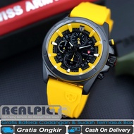 JAM TANGAN SWISS ARMY CHRONO STRAP KARET MODEL TERBARU / JAM TANGAN PRIA SWISS ARMY