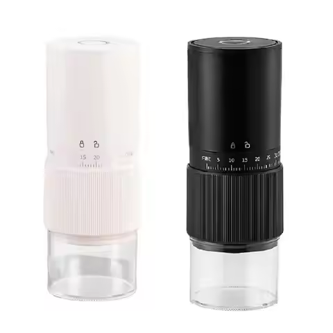 ABJN-Portable Coffee Grinders Adjustable Coffee Maker Grinder Noise Reduction Grinder For Kitchen Co