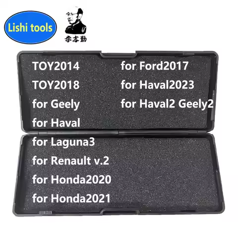 Lishi Tool 2 in 1 TOY2014 TOY2018 for Renault V.2 Laguna3 for Geely Haval for Haval2 Geely2 for Ford