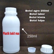 MDC botol agro 250 ml / botol labor 250ml / botol hdpe agro 250ml termurah