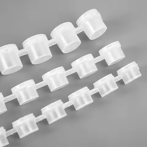 Multi-Compartment Plastic Pigment Strips 2ml/3m/5ml 6/8 Connected Pots Empty Paint Cups Pigment Cont