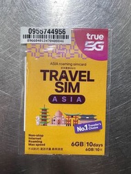 門市現貨 True - 10日【亞洲、澳洲】(6GB FUP) 20+國家地區 5G/4G/3G 無限上網卡數據卡SIM咭