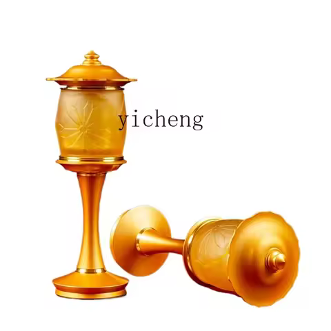 XL Buddha front Buddha supplies Daquan, household indoor worship, pure copper glazed lotus ornament