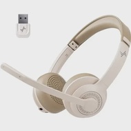 JIAMQISHI EH02U ชุดหูฟังไร้สายบลูทูธ ANC MIC สําหรับทํางานหูฟังคอมพิวเตอร์ USB Dongle Mute Mic สําหร