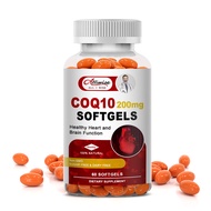 Alliwise Viên nang Coenzyme Q10 CoQ10 200mg Chất chống oxy hóa cho sức khỏe tim mạch và hỗ trợ miễn 