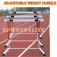 Premium WEIGHTED ADJUSTABLE HURDLE 1 PC / LARI LOMPAT BERPAGAR