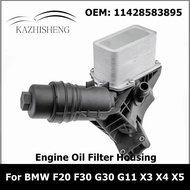 11428583895 Car Engine Oil Filter Housing for BMW F20 F30 G30 G11 X3 X4 X5 B58 11 42 8 583 895