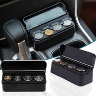 Portable Coin Storage Box – Multi-Compartment Coin Organizer Case with Secure Flip Lid for Home