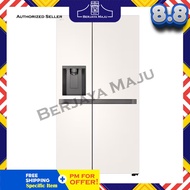LG Nett 635L Side By Side Inverter Refrigerator GC-L257KQKW (Beige)