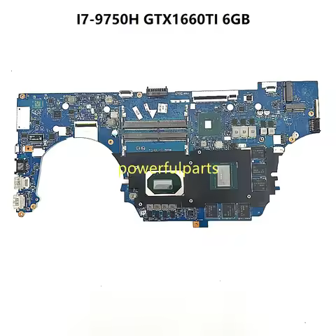 For HP Gaming 17-CD Motherboard FPC70 LA-H473P L58846-601 I7-9750H GTX1660TI 6GB Graphic Working Goo