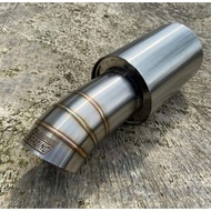 JS Racing Stainless Steel Car Exhaust Inlet 2 Inch 3 Inch outlet