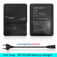 FZ100 Camera Charger BC-QZ1 for Sony ZV-E10II A7 III A7R V A7R IV A7S III A9 ZV-E1 A6700 A7C II NP-F