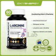 [3 box free 1]Oxyenergy L-Arginine 60 Capsules with L-Citrulline and Zinc,teh herbalife original