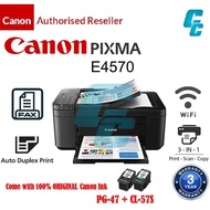 CANON PIXMA E4570 AIO WIFI PRINTER Print/Scan/Copy/Fax *** E4270 ***