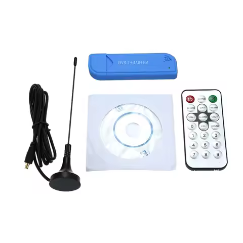 Antenna FM RTL2832U Mini Portable Digital USB 2.0 TV Stick DVB-T + DAB + FM RTL2832U + FC0012 Chip S