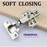 Soft Close Hinges with Screws/ Soft Closing Conceal Hinge/ Cupboard/ Cabinet/ Wardrobe Hinge/ Include Screws