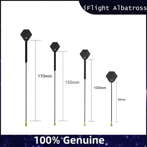 iFlight Albatross V2 5.8GHz 2.4dBi Antenna UFL(UFL)/ 90° MMCX LHCP RHCP 65mm/130mm/150mm/170mm for F