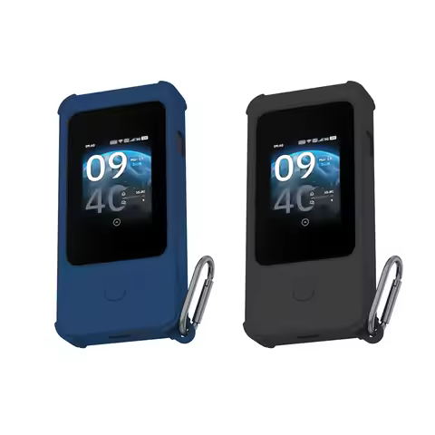 Shockproof Silicone Bumper Case for GL.iNet MUDI 7 (GL-E5800) Anti-Scratch Slim Protective Cover wit