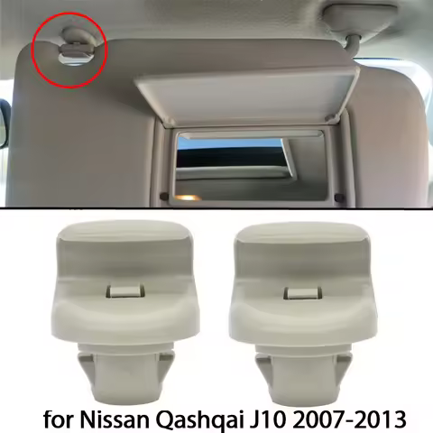 2Pcs for Nissan Qashqai J10 2007-2013 Nissan Dualis 2007-2014 Sun Visor Bracket Clips #96409BC402# S