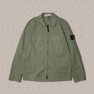 Stone Island Supima Cotton Twill Stretch-TC Overshirt Sage Green