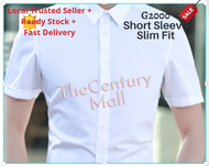 G2000 Short Sleeve Slim Fit Men Business Formal Office Wear Smart Shirt