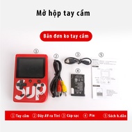 Máy chơi game cầm tay SUP 400 trò - Kết nối Tivi chơi 2 người - Máy chơi game điện tử 4 nút cao cấp